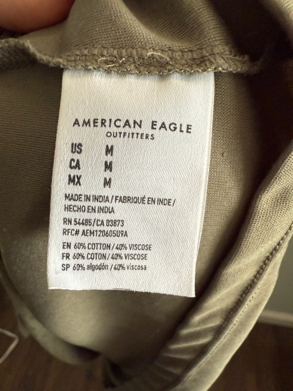 American Eagle Smocked Babydoll Maxi Dress Green Boho Cottagecore M - Picture 6 of 8